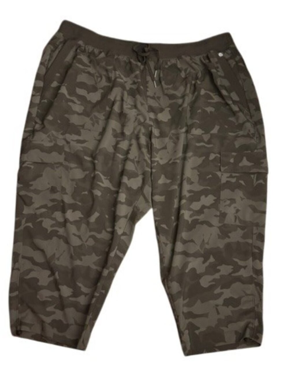 Livi Lane Bryant Camo Cropped Straight Leg Cargo Pants EUC 26/28